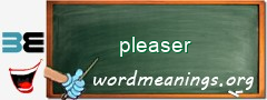 WordMeaning blackboard for pleaser